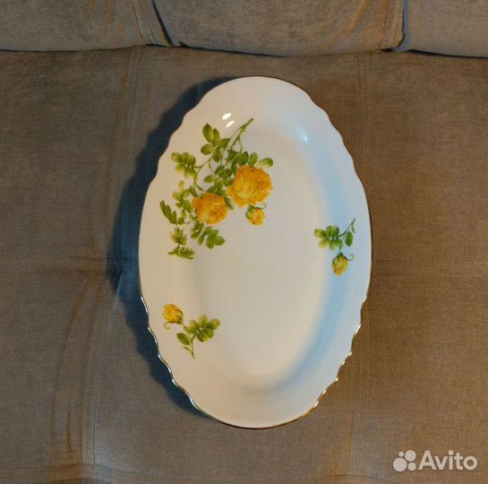 Блюдо большое Дулево фарфор