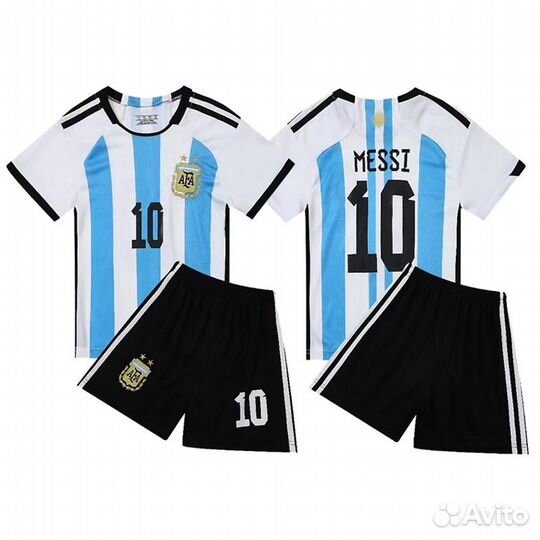 Детская футбольная форма Месси, Роналду, Неймар