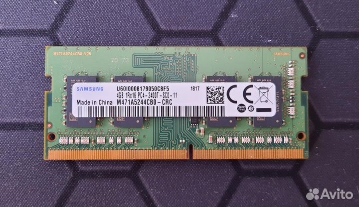 RAM sodimm DDR4 4Gb Samsung