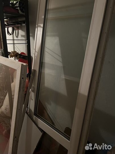 Балконная дверь с окном бу