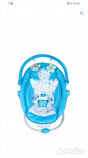 Детские электронные качели 2в1