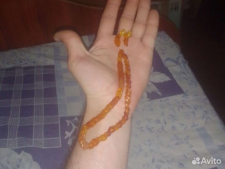 Янтарные бусы СССР