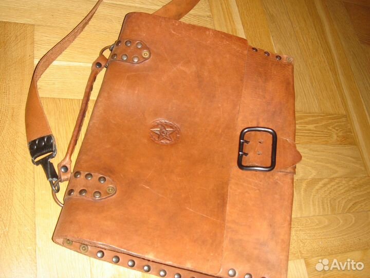 Сумка планшет портфель из толстого чепарка