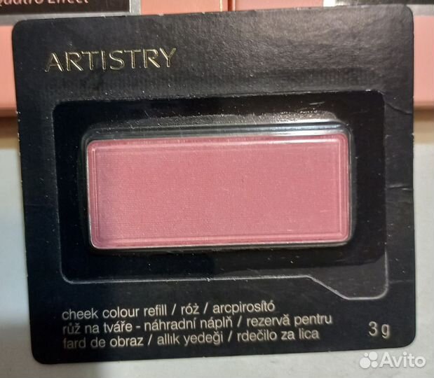 Запечённые тени для век, румяна