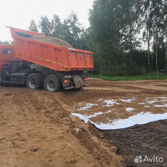 Песок речной в наличии