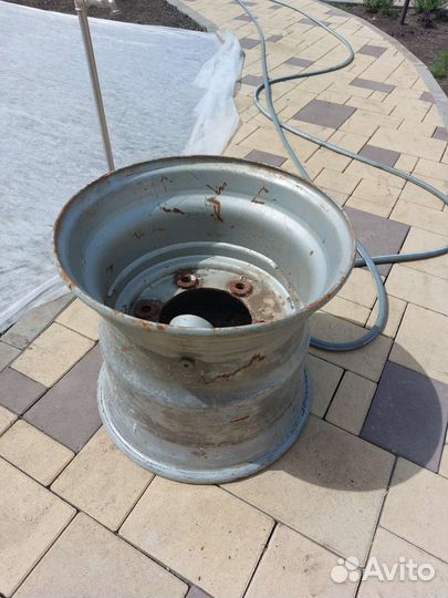 Печь под казан из диска