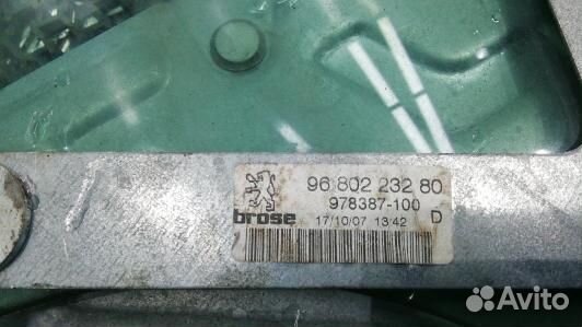 Стеклоподъемник задний левый peugeot 207 (LSV03FK0