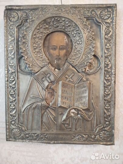 Старинные иконы в окладе