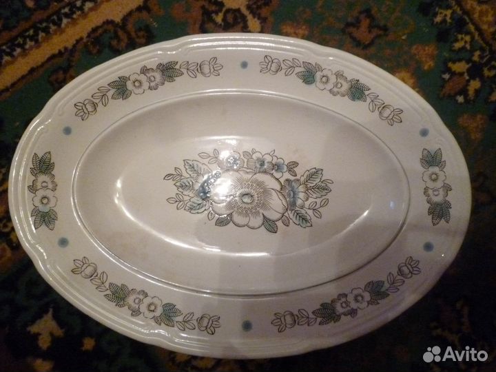 Винтажное блюдо-селедочница из СССР зик