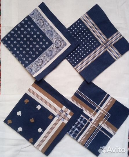 Носовые платки мужские женские детские