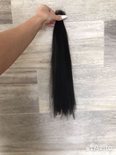 Волосы для наращивания. 120 прядей. 44 см. Б/у