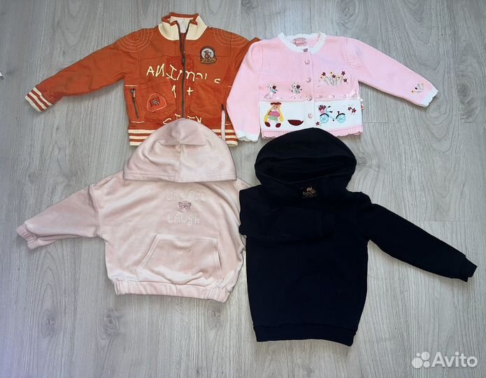Вещи пакетом на девочку р.86-98