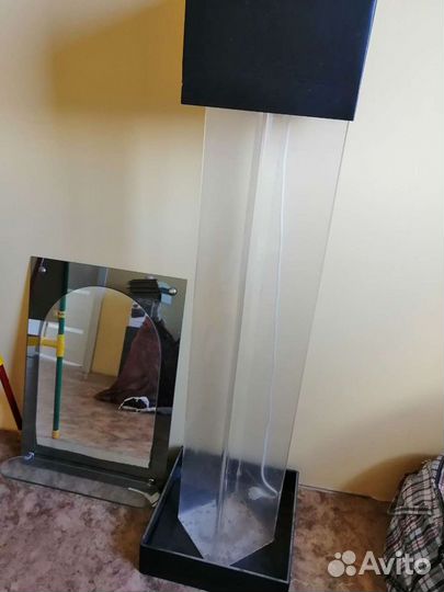 Аквариум на 50 литров, водоросли искусственные, ра