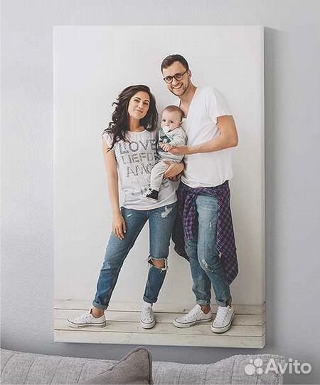 Фото на холсте