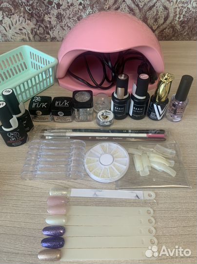 Лампа UV LED 48W топ гель лак дегидратор дизайн