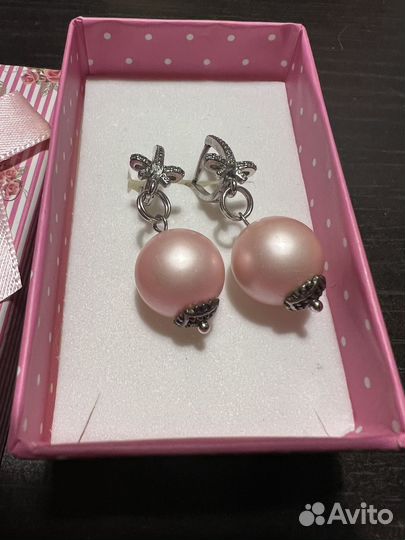 Серьги жемчуг