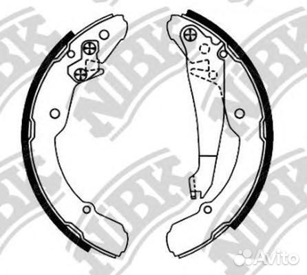 Колодки торм.бар.skoda octavia 95-04/room