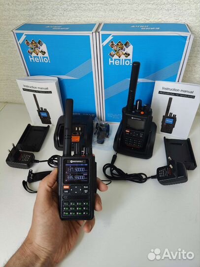 Комплект раций motorola GP-UV650 новые 2 штуки