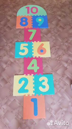 Развивающий коврик пазл