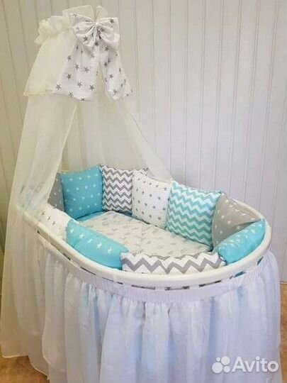 Бортики в комплекте в детскую кроватку