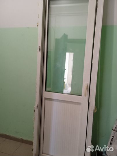 Балконный блок с дверью бу