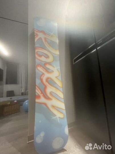 Сноуборд комплект roxy + сноубордические ботинки