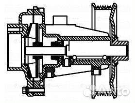 Luzar LWP1012 Насос водяной для ам Ford Transit 11