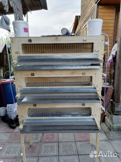 Клетка для перепелов.Перепелятник трехъярусный