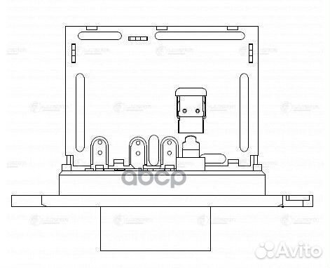 Резистор отопителя Nissan Tiida 04, Mitsubishi