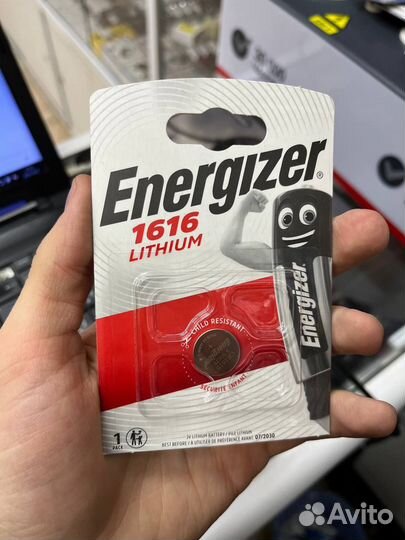 Батарейка Energizer CR1616 (3В) BL-1