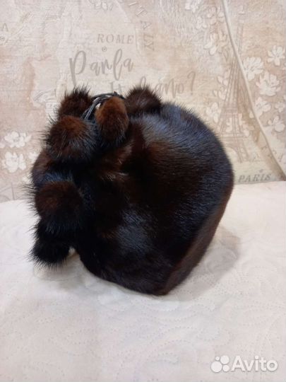 Шапка зимняя меховая женская из норки