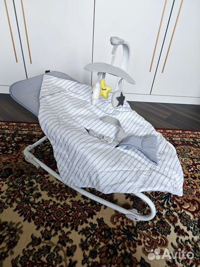 Качели шезлонг для новорожденных