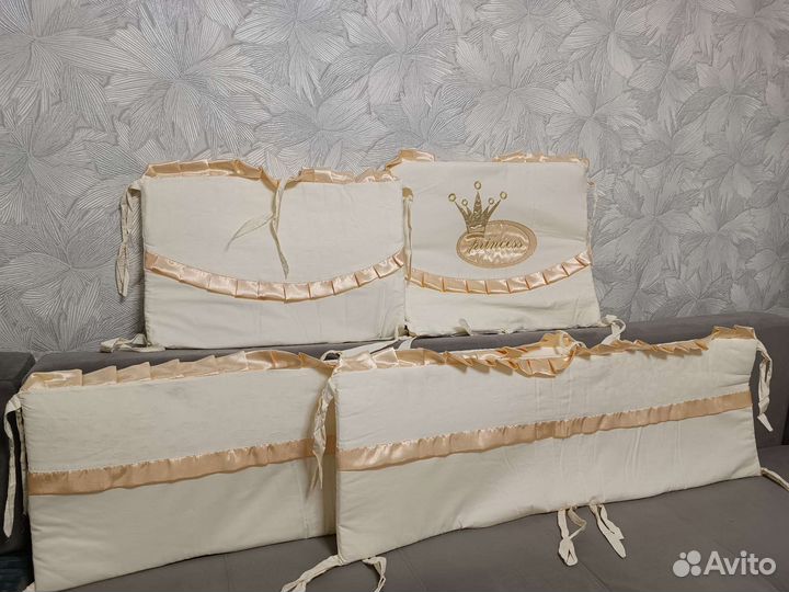 Бортики в детскую кроватку бу