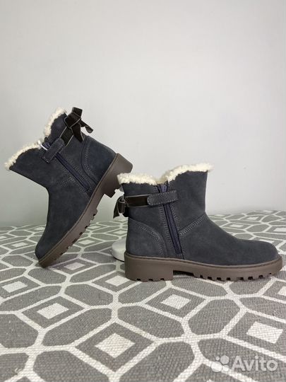 Ботинки детские для девочек Geox новые зимние