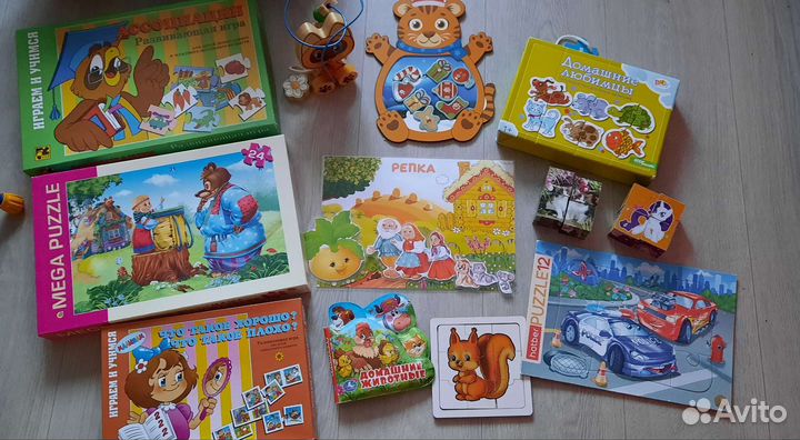 Развивающие игры пакетом от 1 до 4 лет