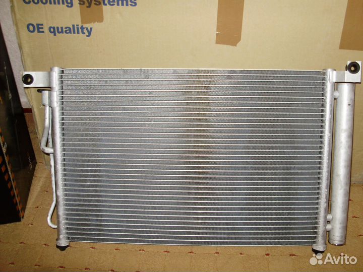 Радиатор кондиционера на Accent