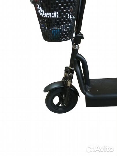 Электроcамокат GT C1, черный, корзина, 2 места