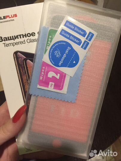 Защитное стекло черное на iPhone 6 plus /6s plus