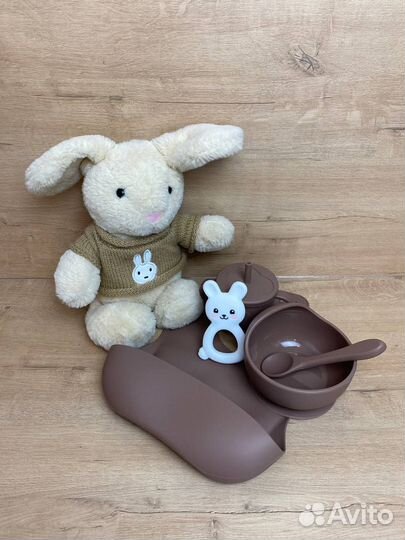 Силиконовая детская посуда