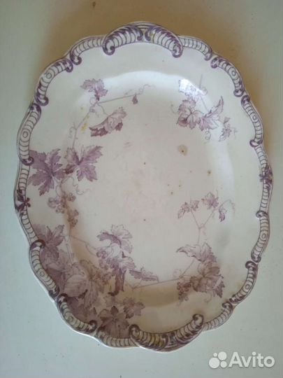 Тарелка овальная