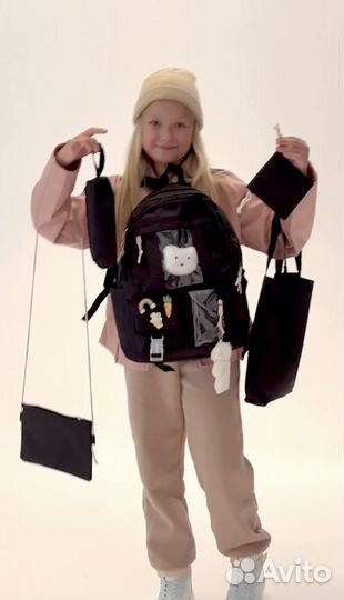 Рюкзак 5 в 1черный