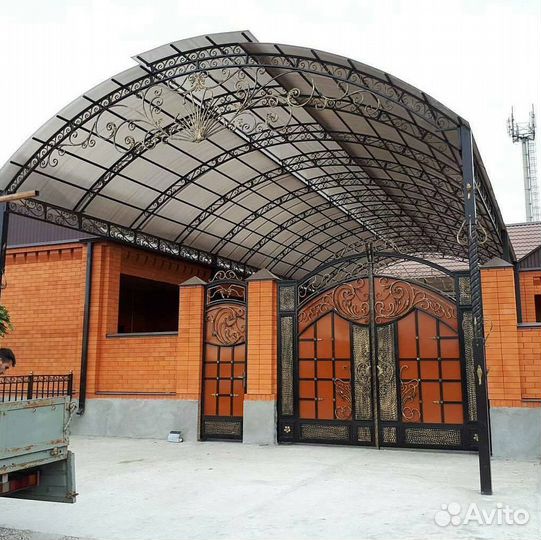 Навесы кованные