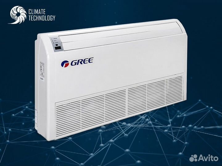 Напольно-потолочные блоки gree с установкой