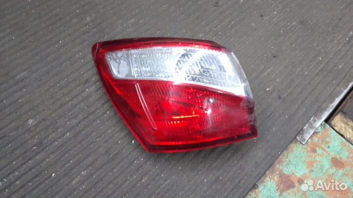Фонарь задний левый nissan qashqai j10 рест