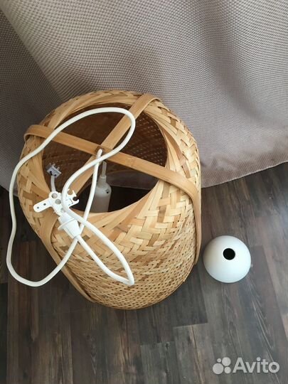 Абажур плетеный IKEA