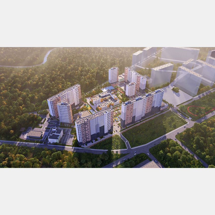 3-к. квартира, 64 м², 15/22 эт.