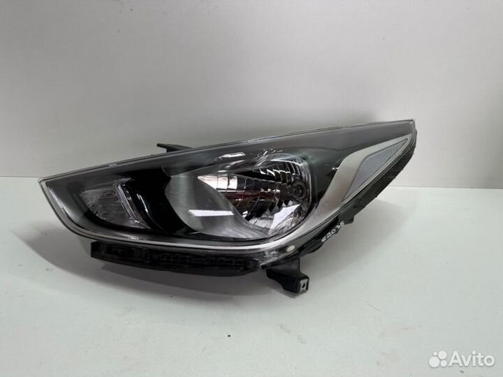 Фара галоген передняя левая Hyundai Solaris 2