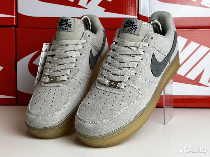 Кроссовки мужские Nike Air Force 1 замшевые 41-46