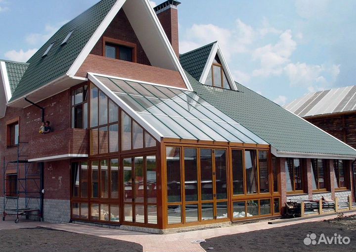 Остекление загородного дома