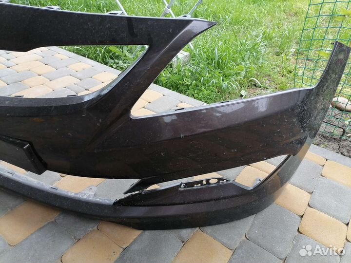 Бампер передний на hyundai solaris